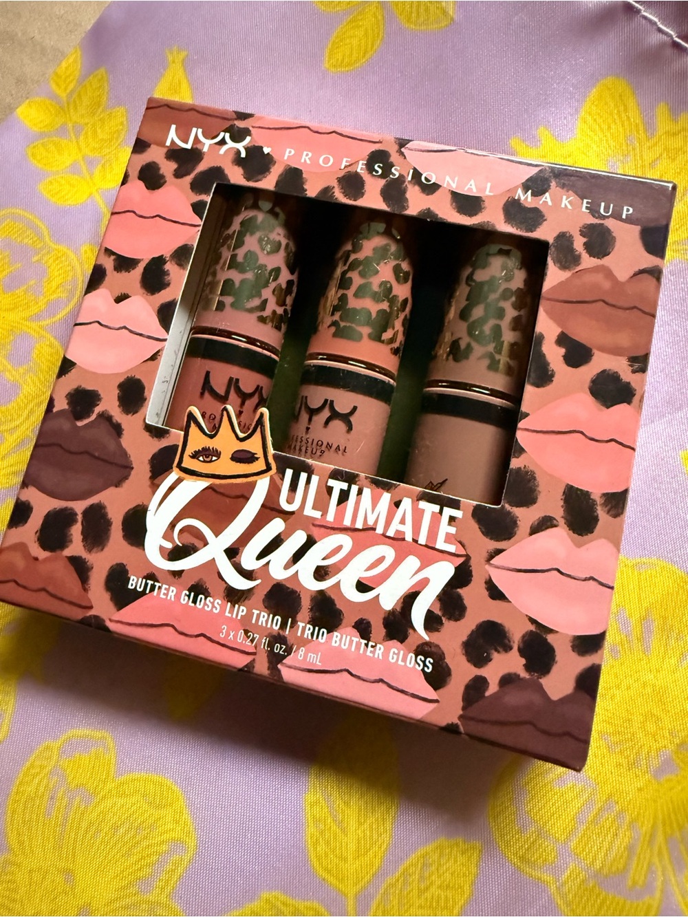 NYX Ultimate Queen Butter Gloss Lip Trio - Nude Browns